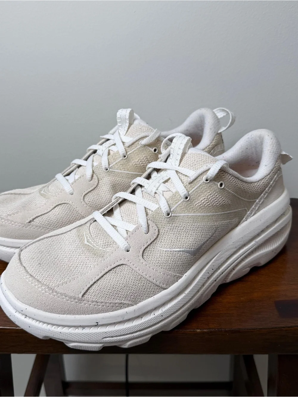 HOKA Bondi B3LS Frost Pepper Men’s Size 13 Lifestyle Shoes New Unworn No Box